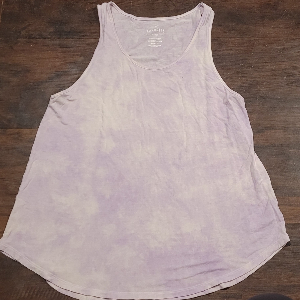 American Eagle Womens Med Purple Favorite Tank